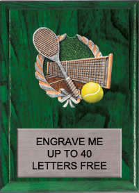 Tennis Millennium Plaque [6 x 8]