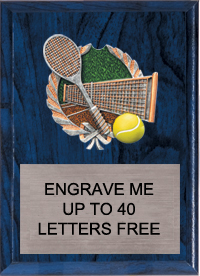 Tennis Millennium Plaque [7 x 9]