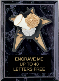 Cheer Spring Loaded Plaque [5 x 7]