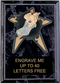 Track Spring Loaded Plaque [5 x 7]