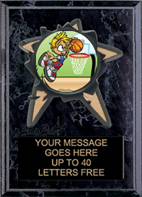 Resin Star Insert Plaque [5 x 7]