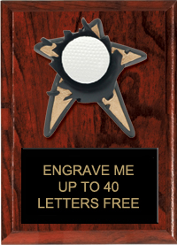 Golf Spring Loaded Plaque [6 x 8]