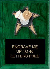 Cheer Spring Loaded Plaque [7 x 9]