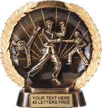Martial Arts Super Dimensional Resin Trophy [7.25 inch] large