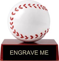 Baseball Heritage Wood & Resin Trophy [3 inch]
