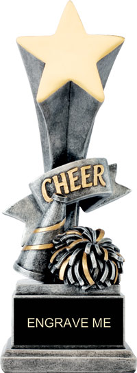 Cheer Star Resin Trophy [8 inch]