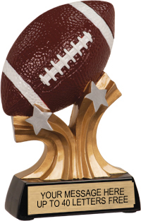 Football Shooting Star Resin [5 inch]