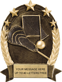 Lacrosse Gold Star Resin Trophy [6.25 inch]