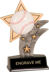 Baseball Sport Star Resin Trophy [7 inch]