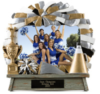 Cheer Vintage Sport Photo Frame Resin [6.5 x 7 inch]
