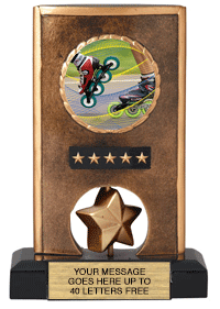 Insert Holder Spinning Resin Trophy [6.5 inch] large