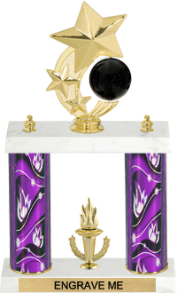 Bowling Shooting Star Spinning Trophy [12 inch]