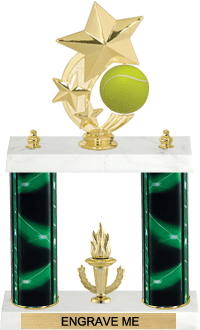 Tennis Shooting Star Spinning Trophy [12 inch]