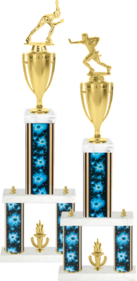 Two-Post Trophy w/ Square/Oval Center Column [25 inch]