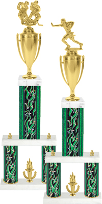 Two-Post Trophy w/ Square/Oval Center Column [25 inch]