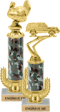 Gold Wreath Riser Trophy on Marble Base [12 inch]