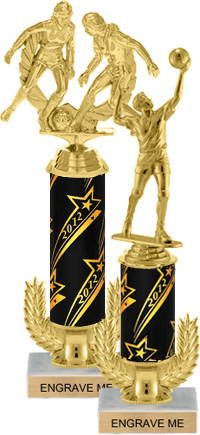 Gold Wreath Riser Trophy on Marble Base [12 inch]