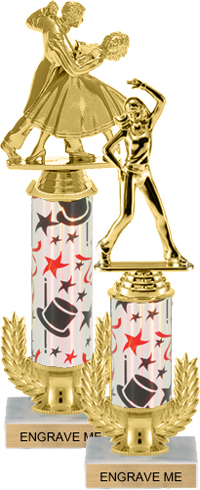 Gold Wreath Riser Trophy on Marble Base [12 inch]