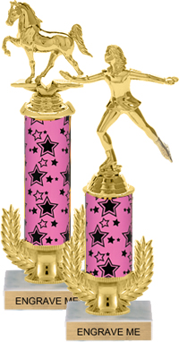 Gold Wreath Riser Trophy on Marble Base [12 inch]