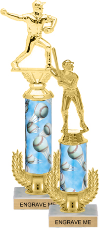 Gold Wreath Riser Trophy on Marble Base [12 inch]