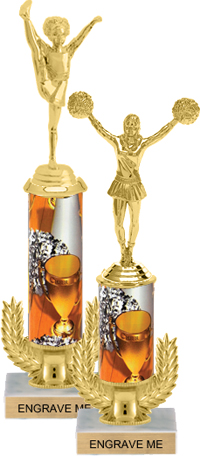 Gold Wreath Riser Trophy on Marble Base [12 inch]