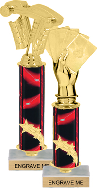 Shooting Star Column Riser Trophy [11 inch]