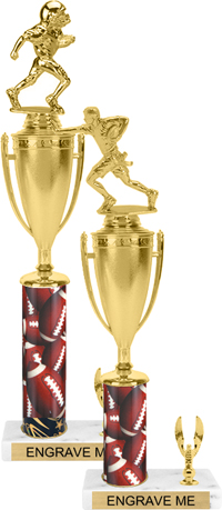 Trophy with Cup & 1 Trim [15 inch]