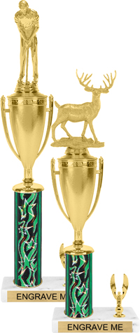Trophy with Cup & 1 Trim [15 inch]