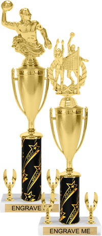 Trophy with Cup & 2 Trims [15 inch]