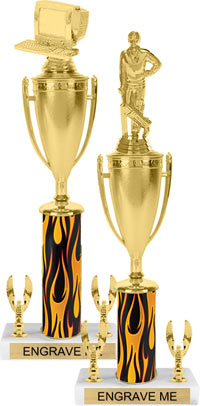 Trophy with Cup & 2 Trims [15 inch]