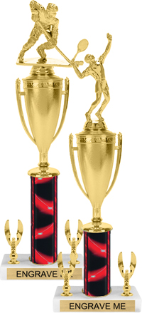 Trophy with Cup & 2 Trims [15 inch]