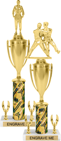 Trophy with Cup & 2 Trims [15 inch]