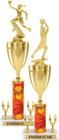 Trophy with Cup & 2 Trims [15 inch]