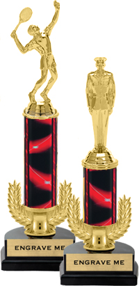 Gold Wreath Riser Trophy on Horseshoe Synthetic Base [12 inch]