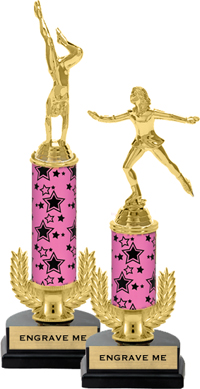 Gold Wreath Riser Trophy on Horseshoe Synthetic Base [12 inch]