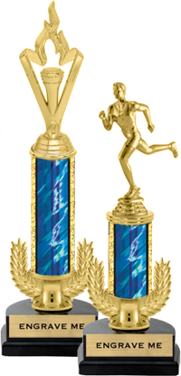 Gold Wreath Riser Trophy on Horseshoe Synthetic Base [12 inch]