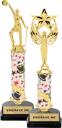Shooting Star Column Riser Trophy [11 inch]