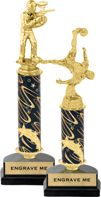 Shooting Star Column Riser Trophy [11 inch]