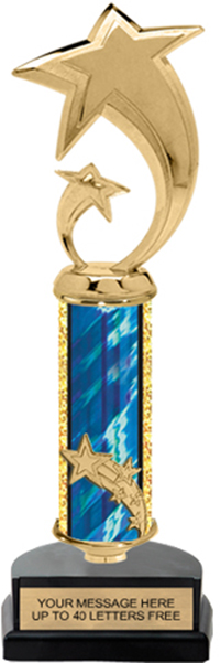 Shooting Star Column Riser Trophy [13 inch]