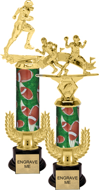 Gold Wreath Riser Trophy on Round Synthetic Base [13 inch]