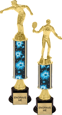 Gold Stem Riser Trophy on Round Synthetic Base [12 inch]