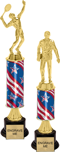 Gold Stem Riser Trophy on Round Synthetic Base [12 inch]