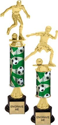 Gold Stem Riser Trophy on Round Synthetic Base [12 inch]