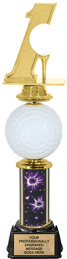 Spinning Squeezable Golf Riser Trophy [13 inch]