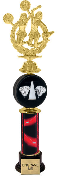 Spinning Squeezable Cheer Riser Trophy [15 inch]