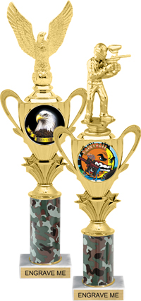 1/2 Cup Insert Riser Trophy on Marble Base [14 inch]