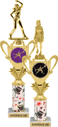 1/2 Cup Insert Riser Trophy on Marble Base [14 inch]