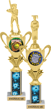 1/2 Cup Insert Riser Trophy on Marble Base [14 inch]