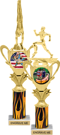 1/2 Cup Insert Riser Trophy on Marble Base [14 inch]