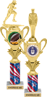 1/2 Cup Insert Riser Trophy on Marble Base [14 inch]